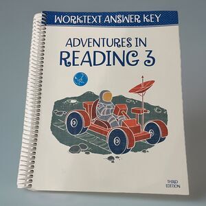 BJU Press Adventures In Reading 3 Third Edition Worktext Answer Key